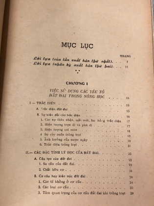 NÔNG HỌC ĐẠI CƯƠNG - TÔN THẤT TRÌNH