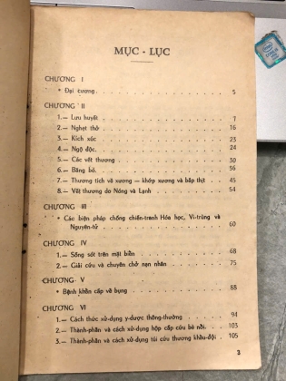SỔ TAY CỨU THƯƠNG CỦA NGƯỜI THUỶ THỦ