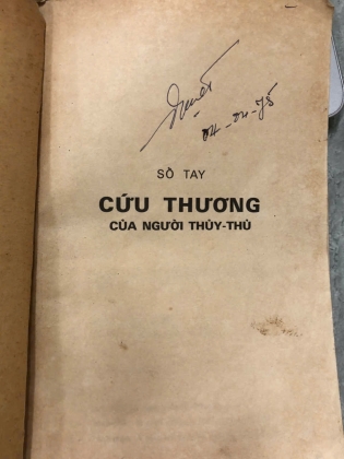 SỔ TAY CỨU THƯƠNG CỦA NGƯỜI THUỶ THỦ