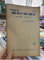 THÔNG TIN KHOA HỌC KỸ THUẬT QUÂN SỰ NƯỚC NGOÀI