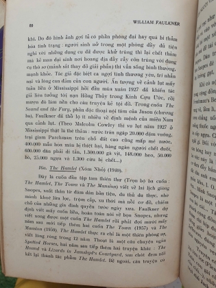 WILLIAM FAULKNER CUỘC ĐỜI VÀ TÁC PHẨM - DOÃN QUỐC SỸ VÀ NGUYỄN VĂN NHA