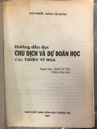 CHU DỊCH DỰ ĐOÁN HỌC CỦA THIỆU VĨ HOA
