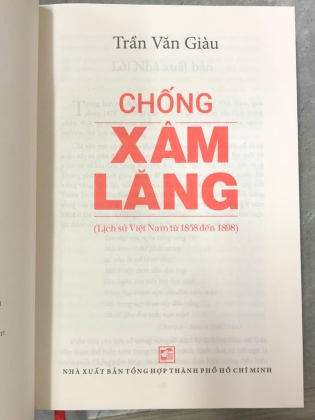 CHỐNG XÂM LĂNG LỊCH SỬ VIỆT NAM TỪ 1858 ĐẾN 1898 - TRẦN VĂN GIÀU