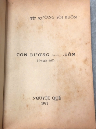 CON ĐƯỜNG SỎI BUỒN - TỪ KẾ TƯỜNG