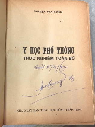Y HỌC PHỔ THÔNG THỰC NGHIỆM TOÀN BỘ - NGUYỄN VĂN XỨNG
