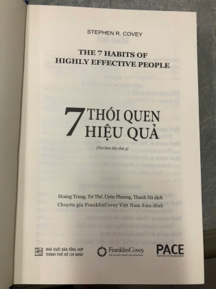 7 THÓI QUEN HIỆU QUẢ