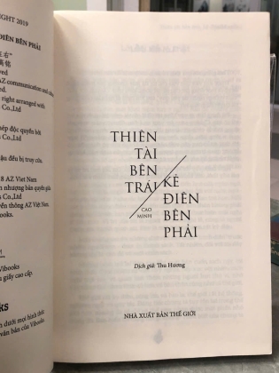 THIÊN TÀI BÊN TRÁI KẺ ĐIÊN BÊN PHẢI - CAO MINH