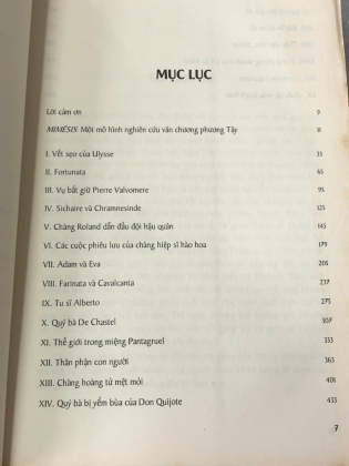 MIMÉSIS PHƯƠNG THỨC BIỂU HIỆN THỰC TẠI TRONG VĂN HỌC PHƯƠNG TÂY - ERICH AUERBACH