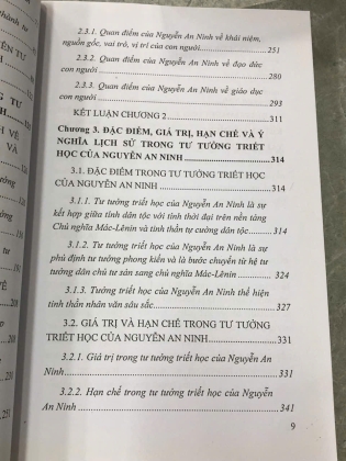 TƯ TƯỞNG TRIẾT HỌC CỦA NGUYỄN AN NINH - CAO XUÂN LONG