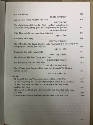 CĂN CỨ ĐỊA BẮC TÂY NINH TRONG KHÁNG CHIẾN CHỐNG MỸ CỨU NƯỚC