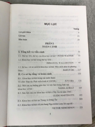 KHOA HỌC XÃ HỘI TRÊN THẾ GIỚI