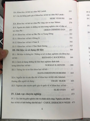KHOA HỌC XÃ HỘI TRÊN THẾ GIỚI