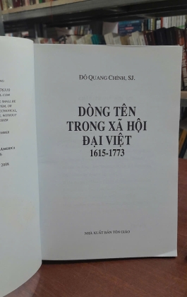DÒNG TÊN TRONG XÃ HỘI ĐẠI VIỆT 1615-1773