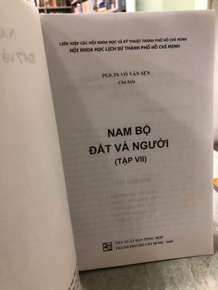 NAM BỘ ĐẤT VÀ NGƯỜI (TẬP VII) - VÕ VĂN SEN (CHỦ BIÊN)