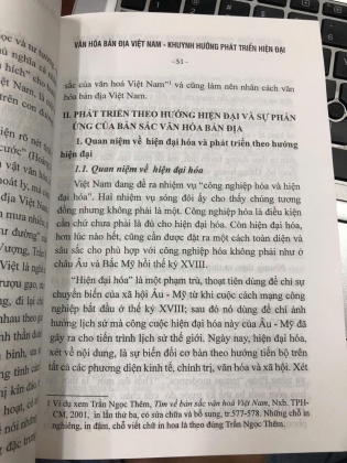 VĂN HOÁ BẢN ĐỊA VIỆT NAM - KHUYNH HƯỚNG PHÁT TRIỂN HIỆN ĐẠI - NGUYỄN THANH TUẤN