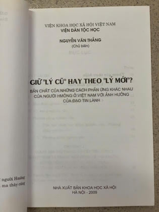 GIỮ LÝ CŨ HAY THEO LÝ MỚI - NGUYỄN VĂN THẮNG
