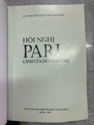 HỘI NGHỊ PARI CÁNH CỬA ĐẾN HOÀ BÌNH