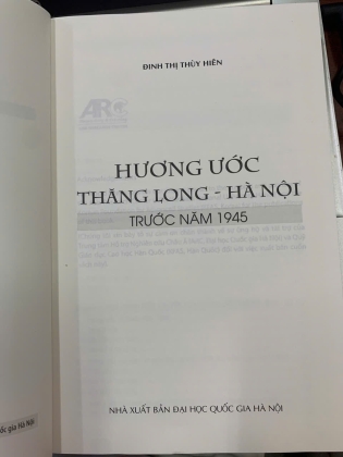 HƯƠNG ƯỚC THĂNG LONG - HÀ NỘI TRƯỚC NĂM 1945 - ĐINH THỊ THUỲ HIÊN