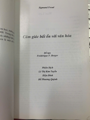 CẢM GIÁC BẤT ỔN VỚI VĂN HOÁ - SIGMUND FREUD