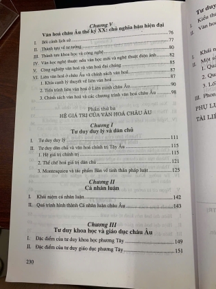 VĂN HOÁ CHÂU ÂU LỊCH SỬ THÀNH TỰU HỆ GIÁ TRỊ - LƯƠNG VĂN KẾ