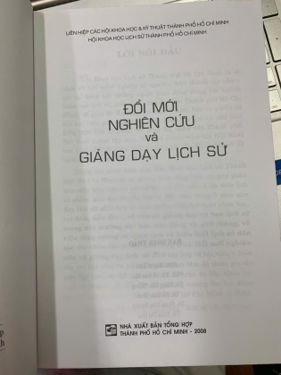 ĐỔI MỚI NGHIÊN CỨU VÀ GIẢNG DẠY LỊCH SỬ - VÕ VĂN SEN
