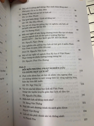 ĐỔI MỚI NGHIÊN CỨU VÀ GIẢNG DẠY LỊCH SỬ - VÕ VĂN SEN