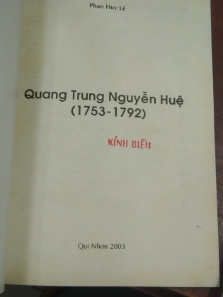 QUANG TRUNG NGUYỄN HUỆ CON NGƯỜI VÀ SỰ NGHIỆP - PHAN HUY LÊ