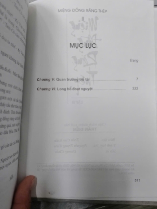 MIỆNG ĐỒNG RĂNG THÉP (2 TẬP)