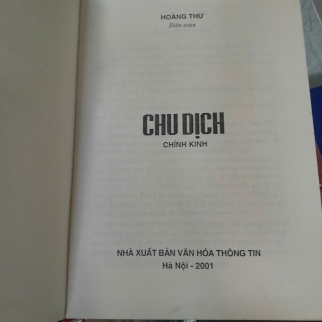 CHU DỊCH CHÍNH KINH 