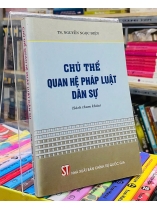 CHỦ THỂ QUAN HỆ PHÁP LUẬT DÂN SỰ 