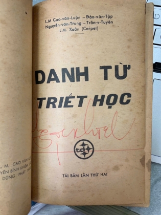 DANH TỪ TRIẾT HỌC - L.M CAO VĂN LUẬN