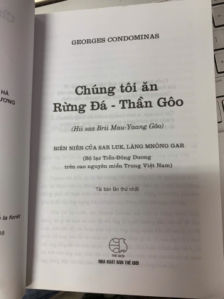 CHÚNG TÔI ĂN RỪNG - GEORGES CONDOMINAS
