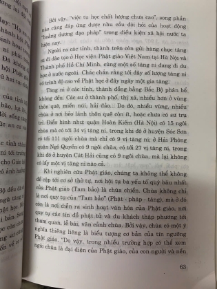 CƠ DUYÊN TỒN TẠI VÀ PHÁT TRIỂN CỦA PHẬT GIÁO VIỆT NAM HIỆN NAY (QUA MỘT SỐ TỈNH ĐỒNG BẰNG BẮC BỘ) - TS. VŨ MINH TUYÊN