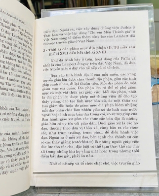 SỰ DU NHẬP CỦA ĐẠO THIÊN CHÚA GIÁO VÀO VIỆT NAM TỪ TK XVII ĐẾN TK XIX