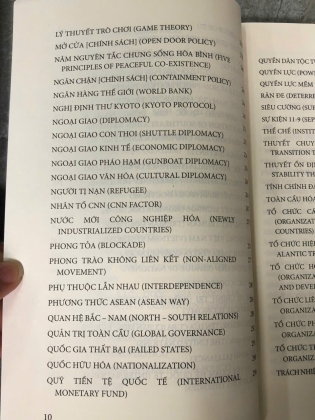 THUẬT NGỮ QUAN HỆ QUỐC TẾ - ĐÀO MINH HỒNG, LÊ HỒNG HIỆP