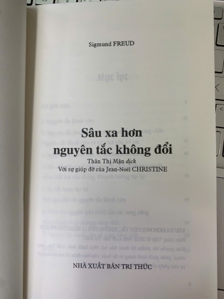 SÂU XA HƠN NGUYÊN TẮC KHÔNG ĐỔI - SIGMUND FREUD