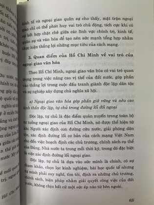 NGOẠI GIAO VĂN HÓA HỒ CHÍ MINH VÀ SỰ VẬN DỤNG CỦA ĐẢNG CỘNG SẢN VIỆT NAM TRONG QUÁ TRÌNH HỘI NHẬP QUỐC TẾ 
