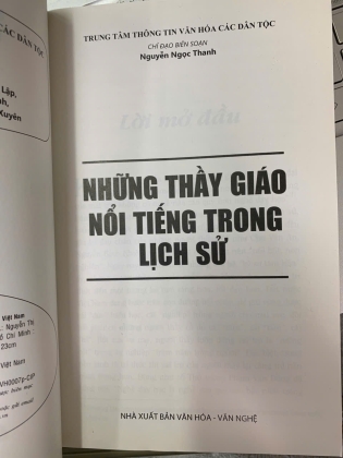 NHỮNG THẦY GIÁO NỔI TIẾNG TRONG LỊCH SỬ - NGUYỄN NGỌC THANH (CHỦ BIÊN)