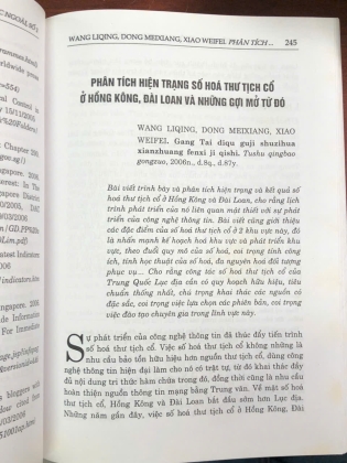 NIÊN GIÁM THÔNG TIN KHOA HỌC XÃ HỘI NƯỚC NGOÀI (SỐ 1) - HỒ SĨ QUÝ