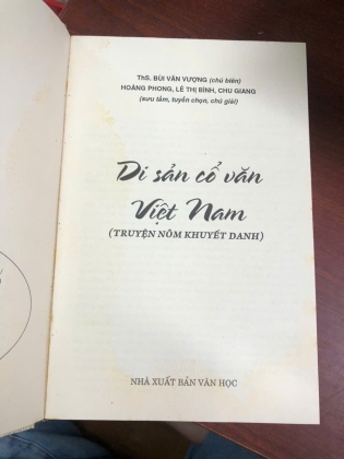 DI SẢN CỔ VĂN VIỆT NAM - BÙI VĂN VƯỢNG (Chủ biên)