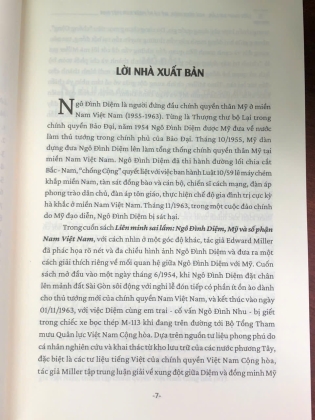 LIÊN MINH SAI LẦM NGÔ ĐÌNH DIỆM, MỸ VÀ SỐ PHẬN NAM VIỆT NAM - EDWARD MILLER