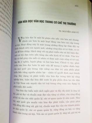 NHẬN DIỆN CÁC XU HƯỚNG VẬN ĐỘNG VÀ PHÁT TRIỂN CỦA VĂN HỌC NGHỆ THUẬT VIỆT NAM HIỆN NAY