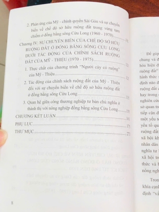 VẤN ĐỀ RUỘNG ĐẤT Ở ĐỒNG BẰNG SÔNG CỬU LONG CỦA VIỆT NAM (1954 - 1975) - VÕ VĂN SEN