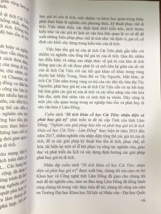 DI TÍCH KHẢO CỔ HỌC CÁT TIÊN NHẬN DIỆN VÀ PHÁT HUY GIÁ TRỊ - ĐẶNG VĂN GIANG (Chủ biên)