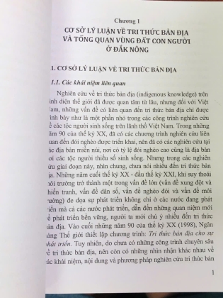 TRI THỨC BẢN ĐỊA CỦA CÁC DÂN TỘC NGƯỜI THIỂU SỐ TẠI CHỖ Ở ĐẮK NÔNG - NGÔ VĂN LỆ, HUỲNH NGỌC THU