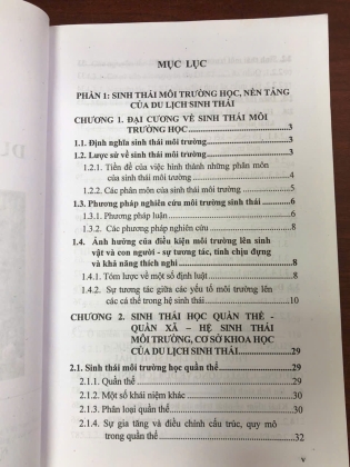 DU LỊCH SINH THÁI - LÊ HUY BÁ (Chủ biên)
