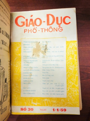 GIÁO DỤC PHỔ THÔNG SỐ 26,27,28,29,30, XUÂN KỶ HỢI
