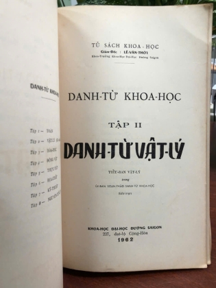 DANH TỪ KHOA HỌC (TẬP II) - DANH TỪ VẬT LÝ