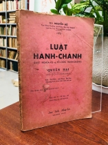 LUẬT HÀNH CHÍNH (QUYỂN HAI) - NGUYỄN ĐỘ