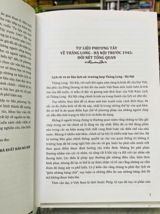 TƯ LIỆU VĂN HIẾN THĂNG LONG - HÀ NỘI, TUYỂN TẬP TƯ LIỆU PHƯƠNG TÂY TRƯỚC 1945